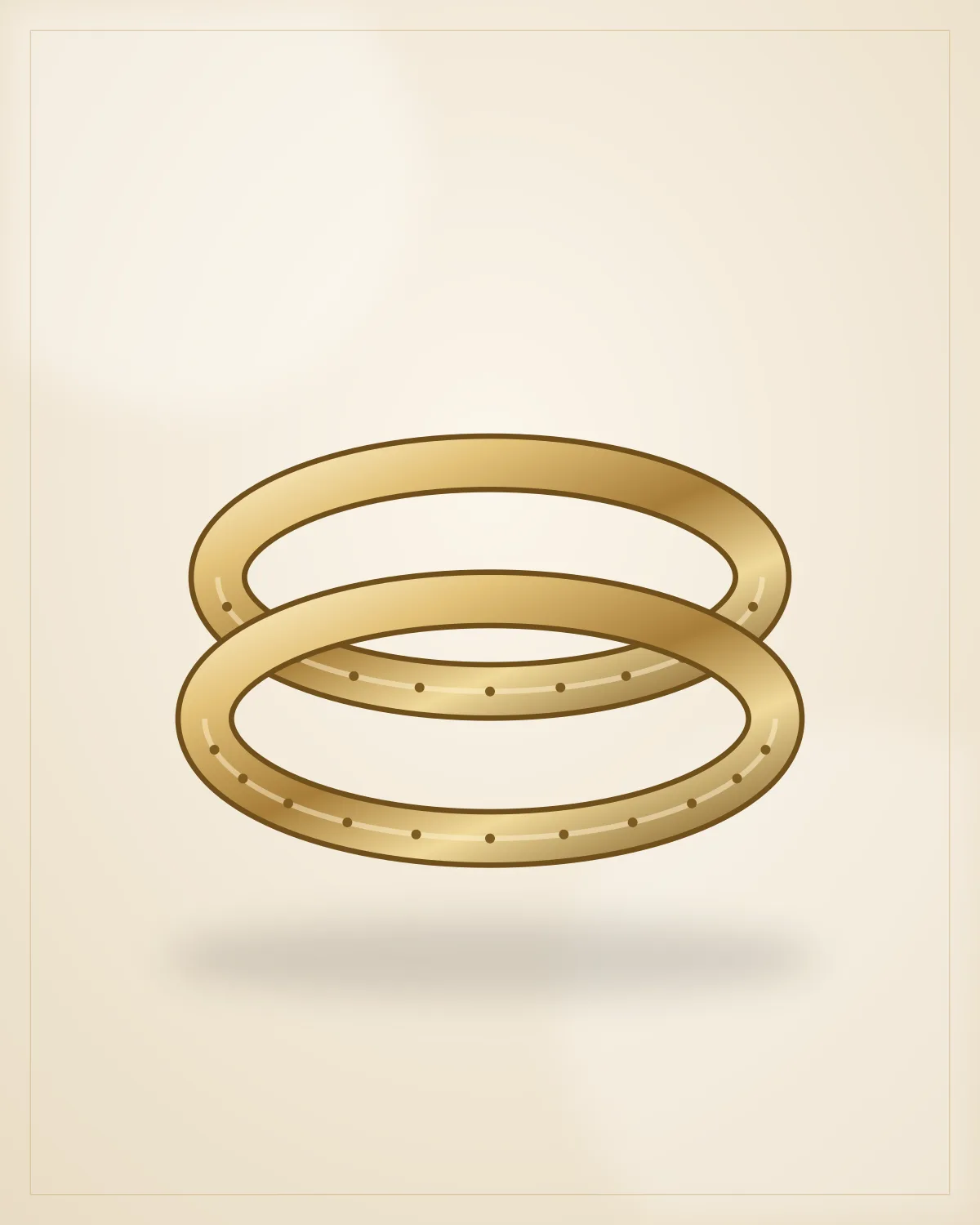 Engraved Gold Bangles (Pair) — illustrative demo image
