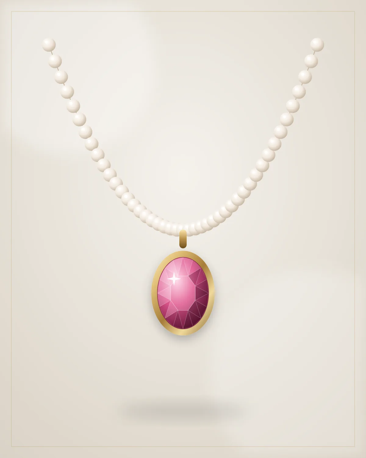 Pearl Strand Necklace — illustrative demo image